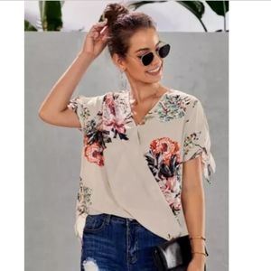 Boho Twist Blouse Floral